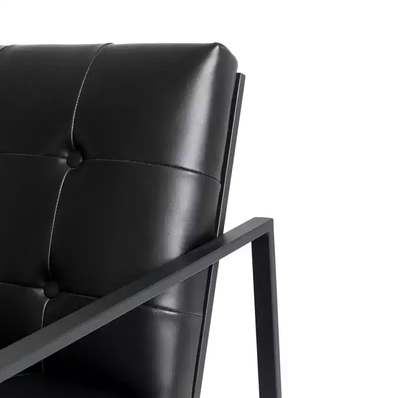 PU Leather Accent Chair - Glitzhome