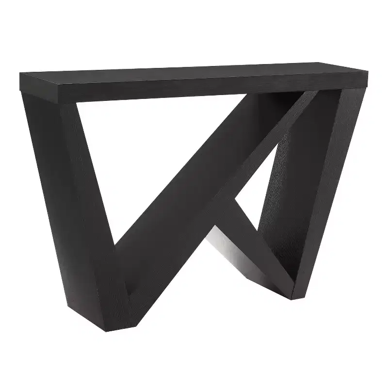 24/7 Shop At Home 48 Sunguard Modern Rectangular Console Table with Geometric Design