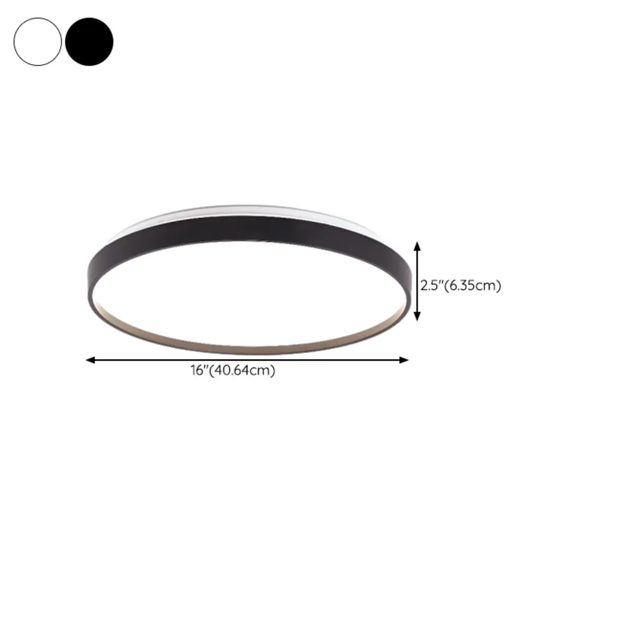 Stylish Circular Acrylic Flush Ceiling Light in Multi Dimming