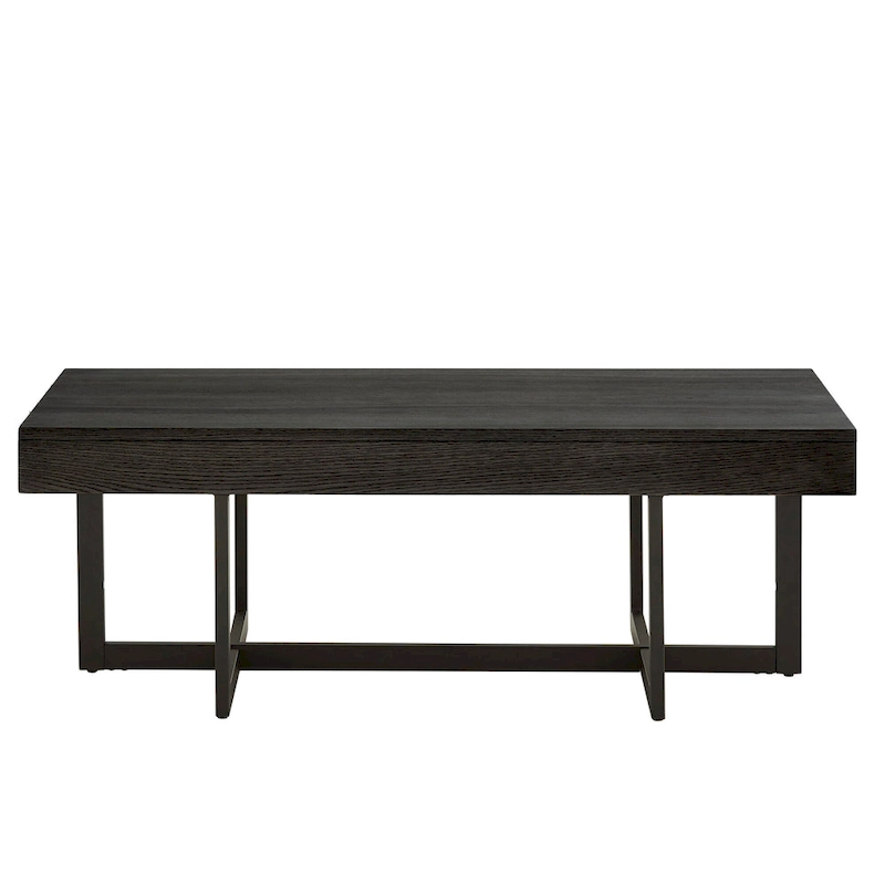 Eldersley Wood Finish Coffee Table with Two Drawers by iNSPIRE Q Modern