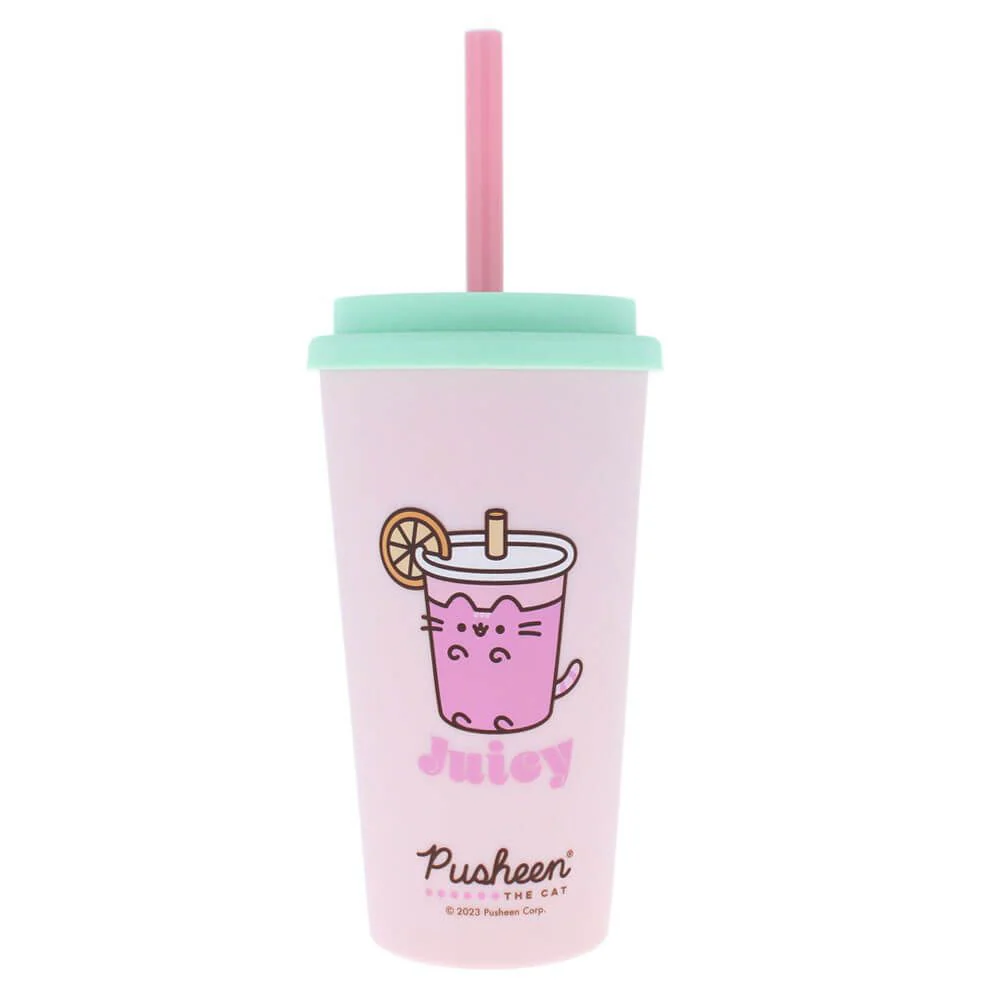 Pusheen  Breakfast Club Beaker & Straw