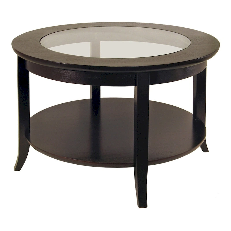 Genoa Round Glass Top Coffee Table - 30