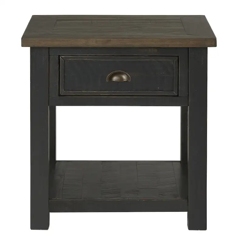 Solid Wood End Table