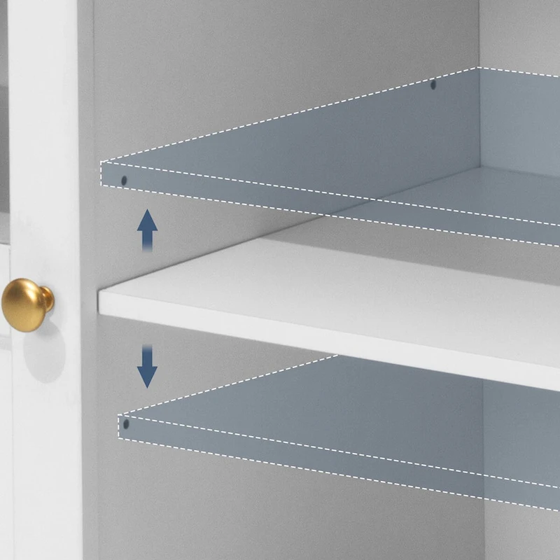 TV Stand Enterteinment Center Console with LED Lights - 59.7 in W * 22.6 in H * 16.1 in D