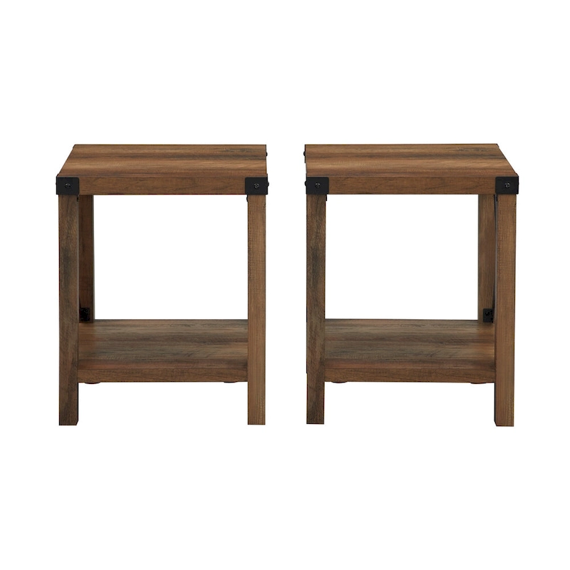 Middlebrook Kujawa 18-inch X-side Accent Table (Set of 2)