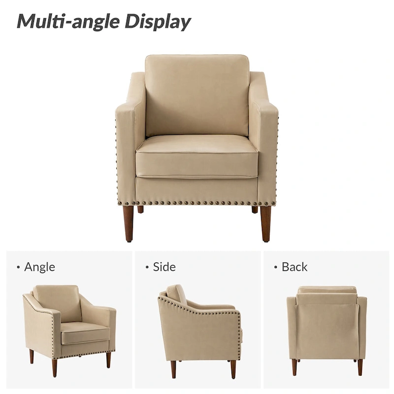 Duarte Transitional Armchair with Sloped Arms Set of 2