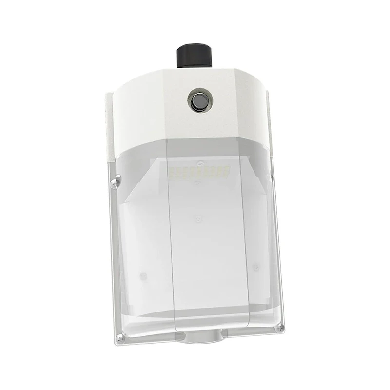 LED Wall Pack Light, 3CCT and Wattage Adjustable(8W/10W/15W/25W), IP65 Outdoor Mini Wall Pack, White - 5.56