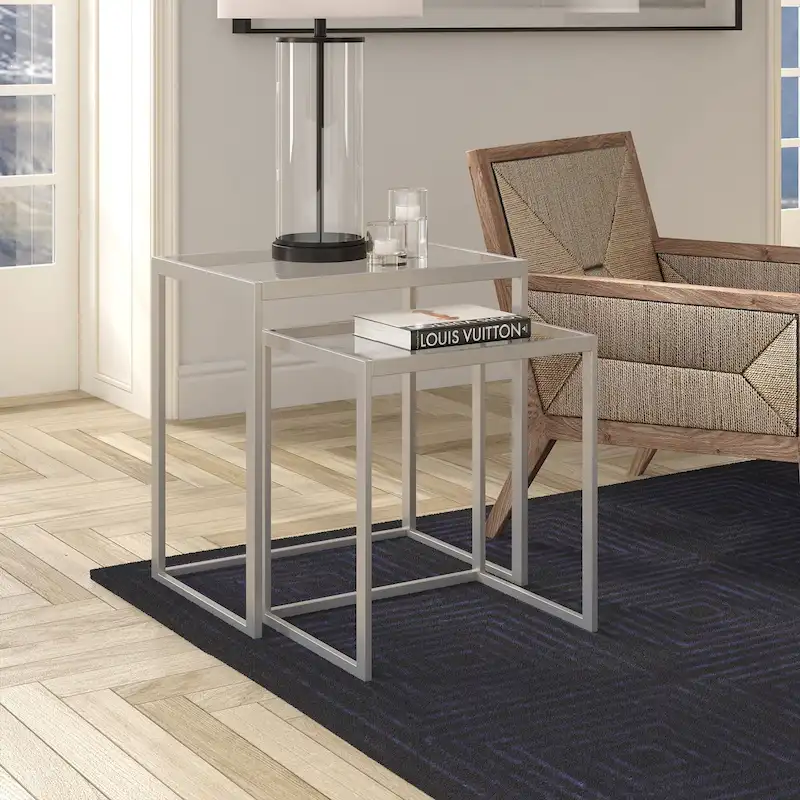 Rocco Rectangular Nested Side Table - 22