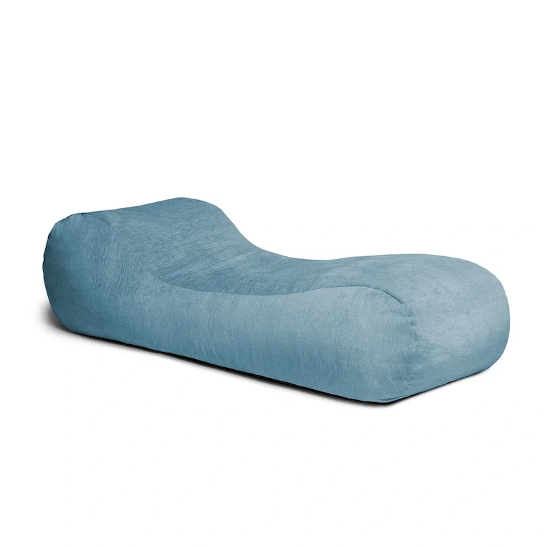 Jaxx Arlo Bean Bag Chaise Lounge Chair with Chenille Cover