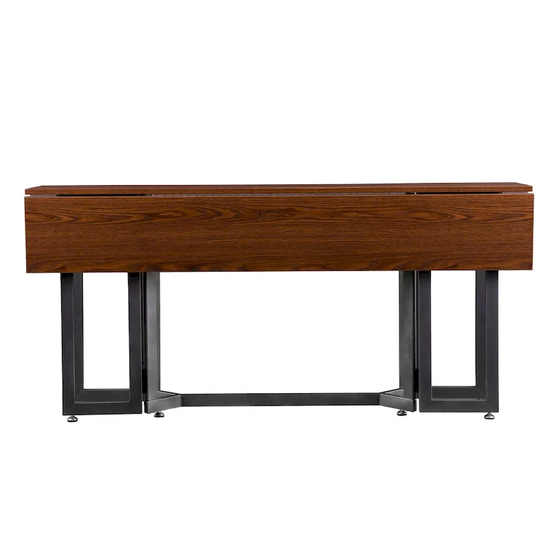 Driness Drop Leaf Console to Dining Table - Black