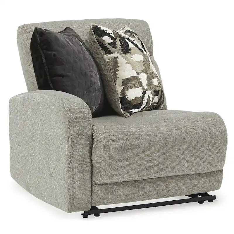 Signature Design by Ashley Colleyville Gray 3-Piece Power Reclining Sectional Sofa - 109W x 38D x 39H