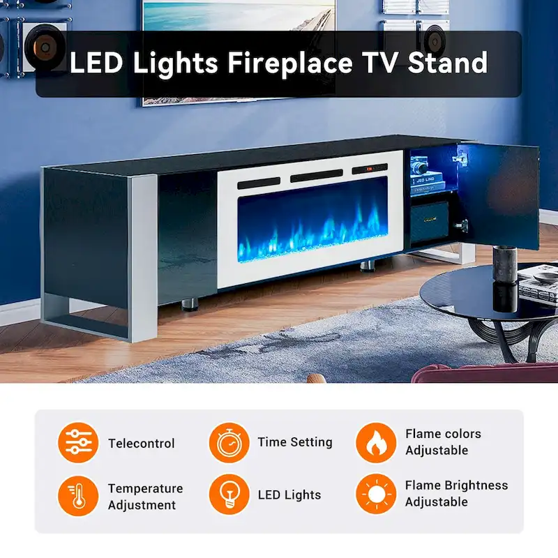 Fireplace TV Stand with 36 Fireplace