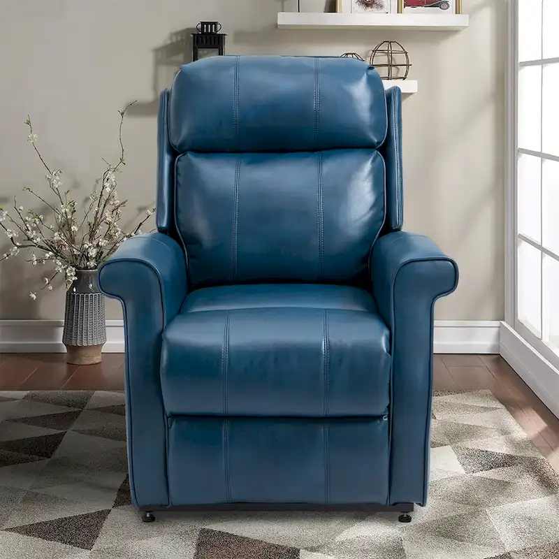 GZMR Faux Leather Elderly Power Lift Recliner Chair