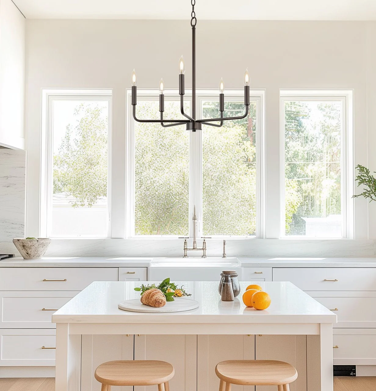 Camille 22 5-Light Modern Chandelier