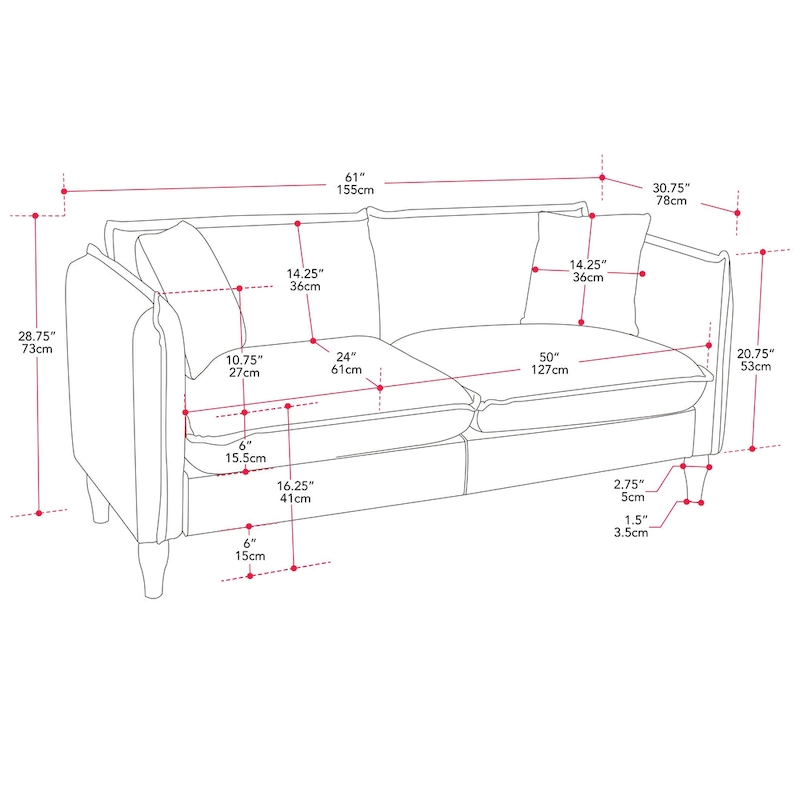 Henry Boucle Loveseat