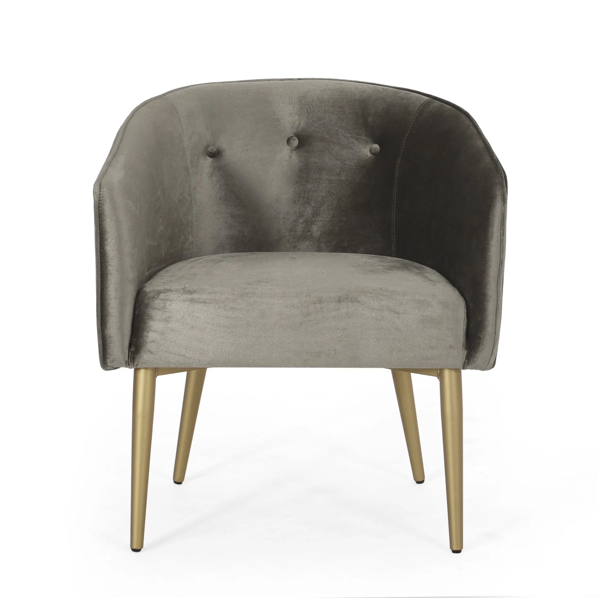 Modern Glam Tufted Velvet Dining Chair - NH884413