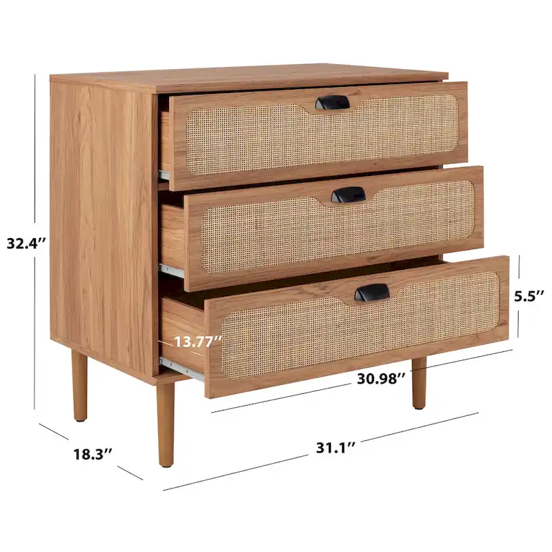 SAFAVIEH Dezzie 3-Drawer Chest