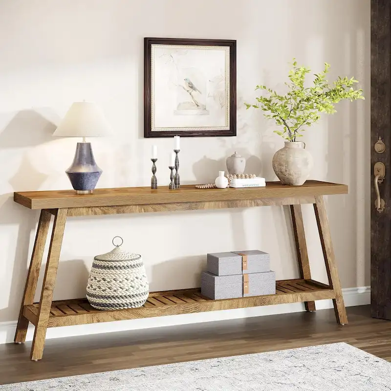Extra Long Console Entryway Table, 70.9 Inches Console Table