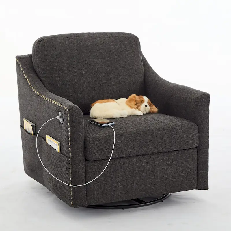 360 Degree Swivel Rotating Accent Chair