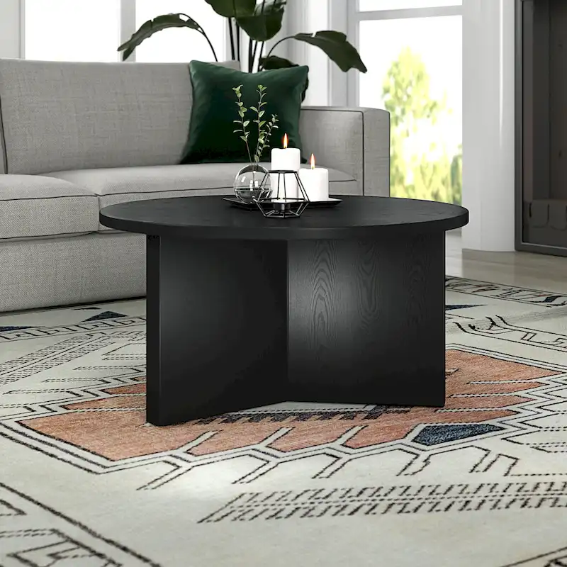 Anders 32 Wide Round Coffee Table