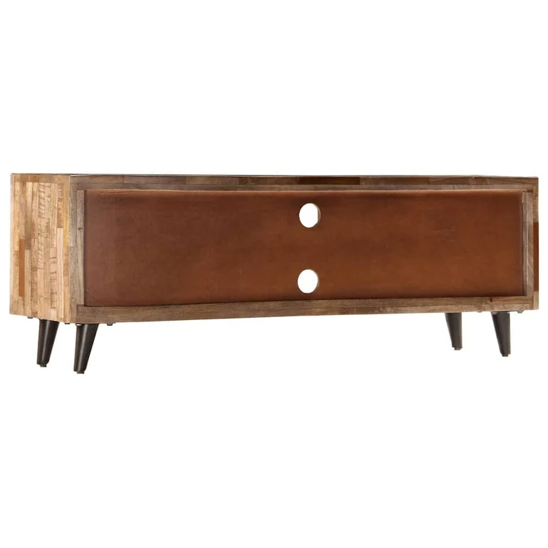 TV Stand 46.5x11.8x15.7 Solid Wood Mango
