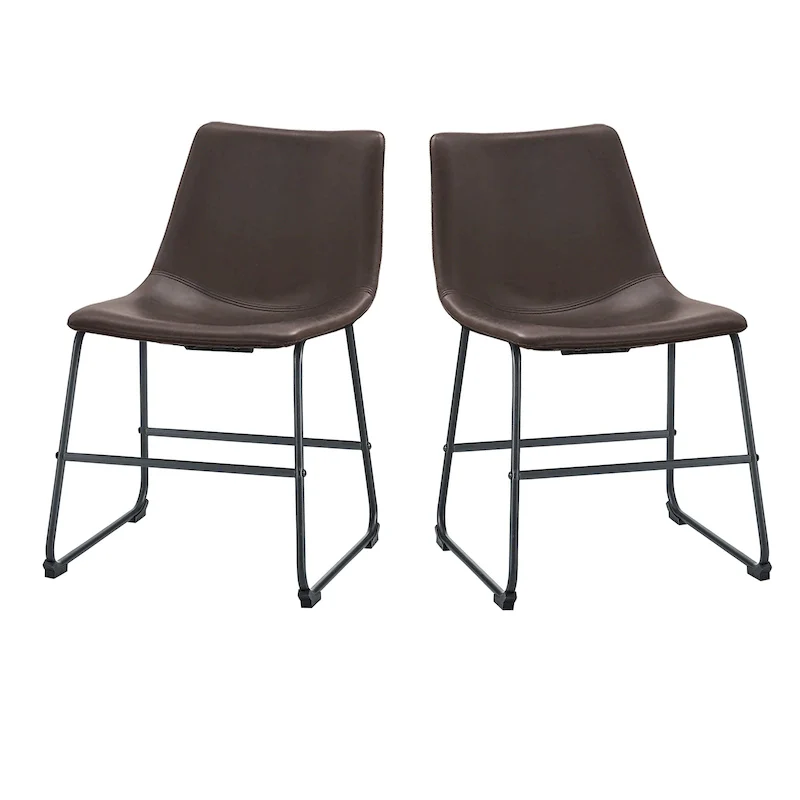 Faux Leather Dining Chair (Set of 2)