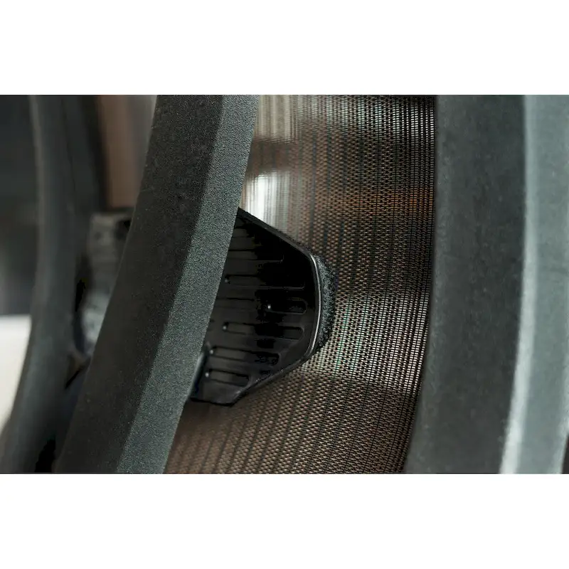 ErgoMax Office Fully Meshed Ergonomic Height Adjustable Brown Office Chair w/Armrests & Headrest, 52 Inch Max Height