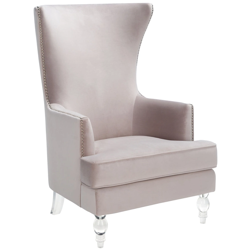 SAFAVIEH Couture Cath Modern Wingback Chair - 29Wx32Dx45H