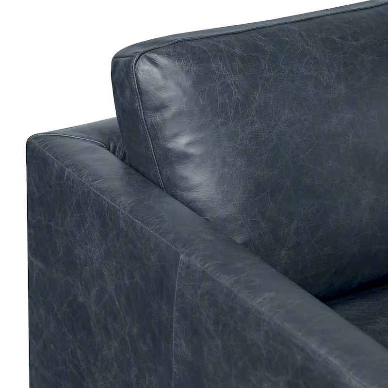 Poly & Bark Nolita 85 Sofa - Full Grain Genuine Italian Leather