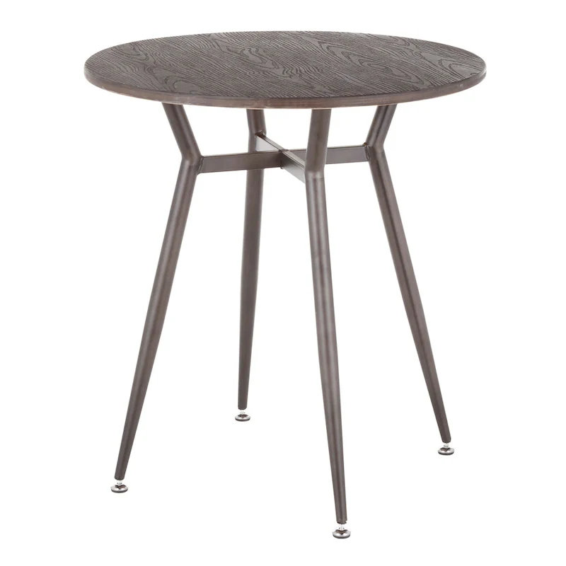 Carbon Loft Barton Industrial Round Dinette Table