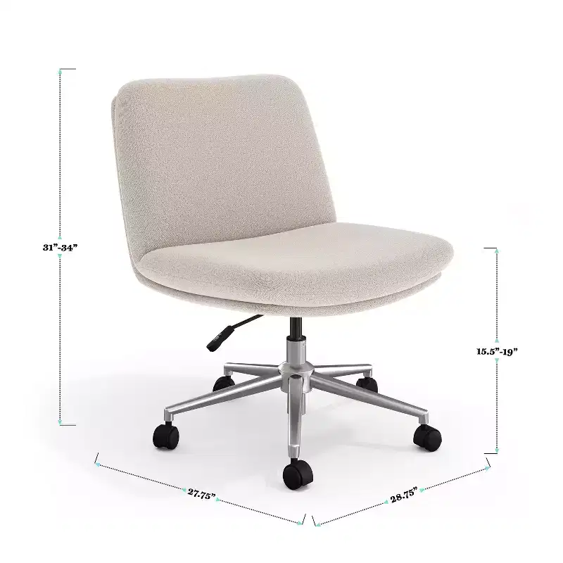 Martha Stewart Eloise Upholstered Office Chair