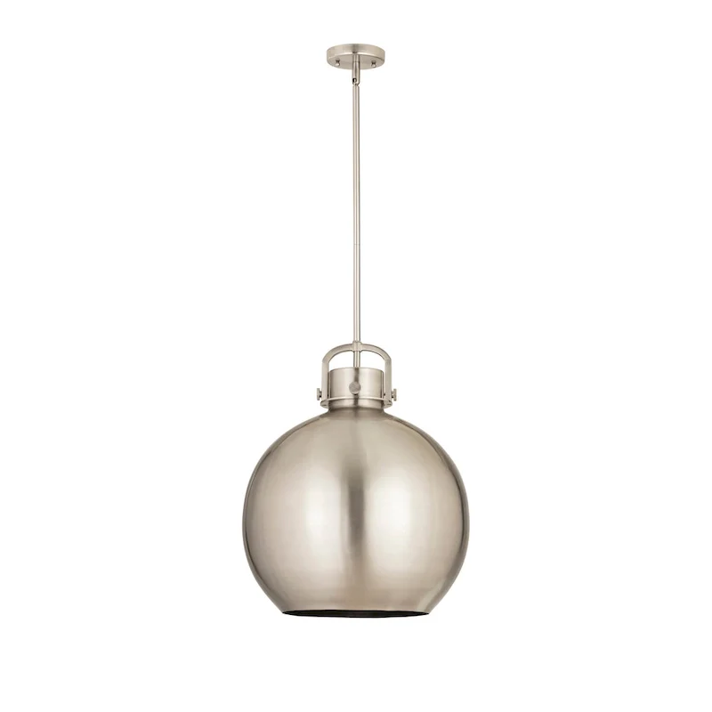 Innovations Lighting Newton Metal Sphere - 1 Light 16  Stem Hung Pendant