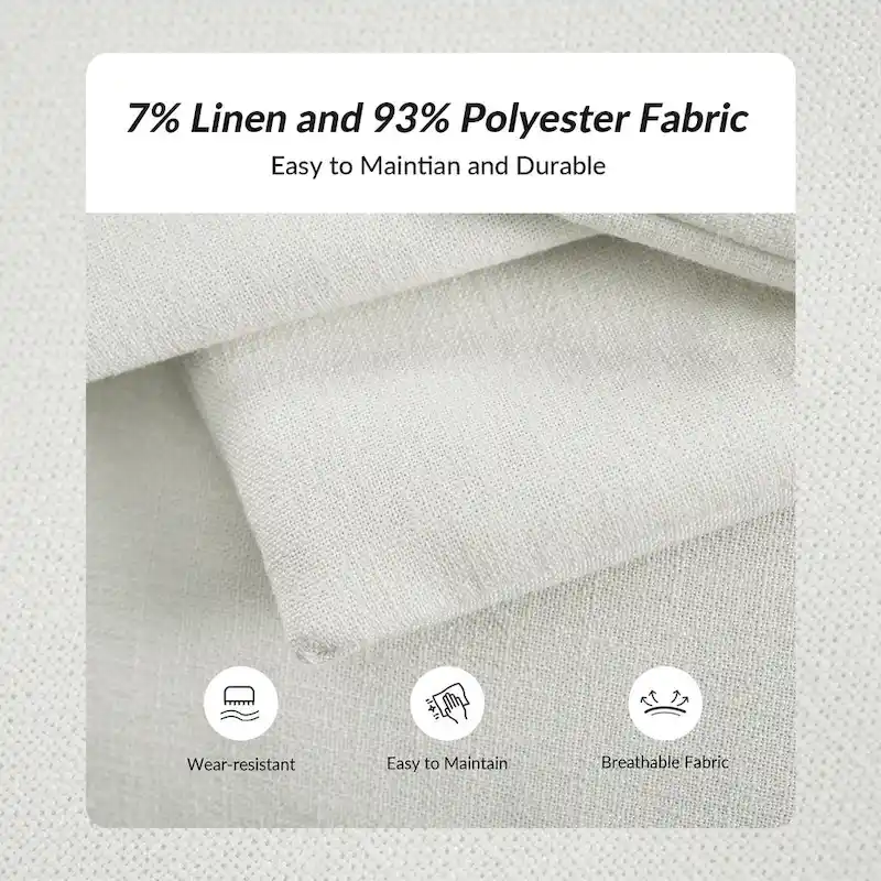 Antonio Transitional 83.5 Slipcovered Sofa with Curved Back by HULALA HOME