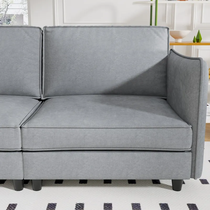 Hadley 74.27 Loveseat Sofa with Mid-Century Modern Design