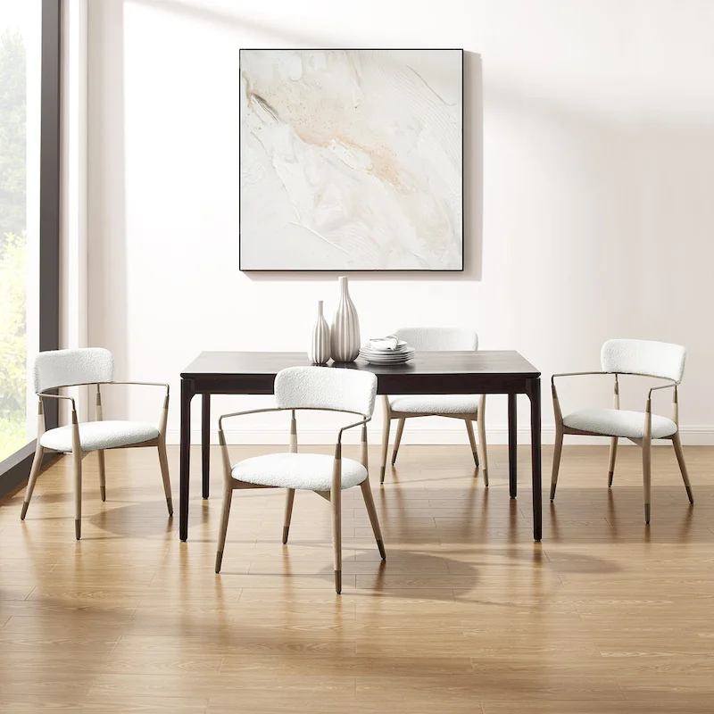 Art Leon Mid-century Solid Wood Accent Dining Chair (Set of 2)