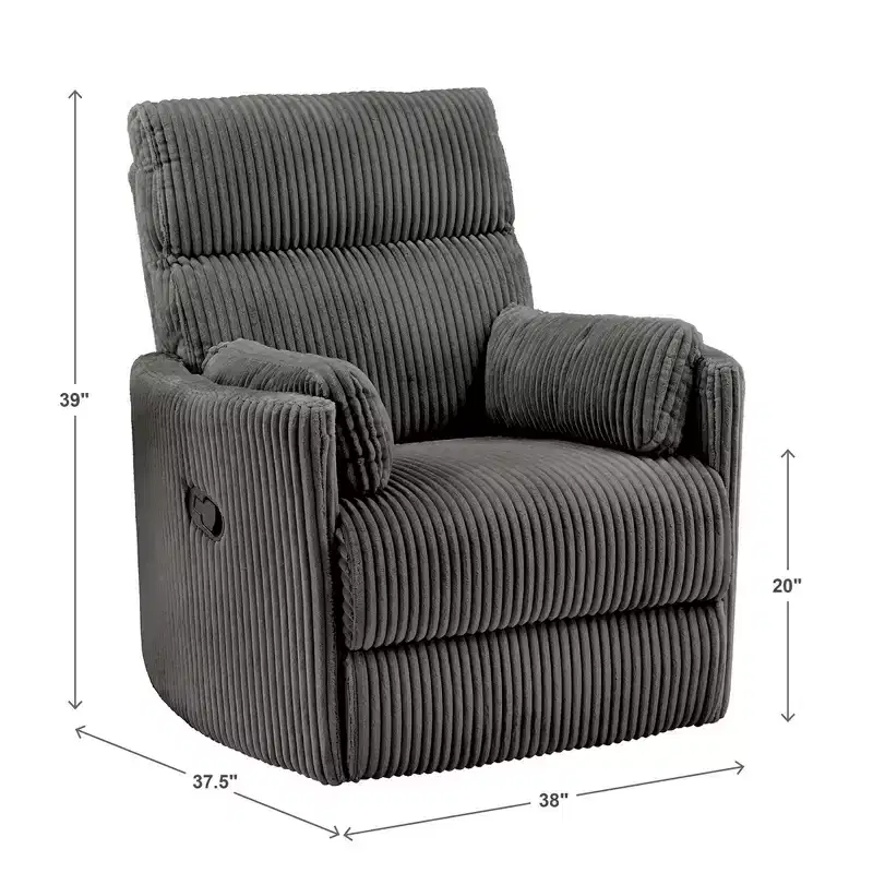 Whittier Manual Swivel Glider Recliner - iNSPIRE Q