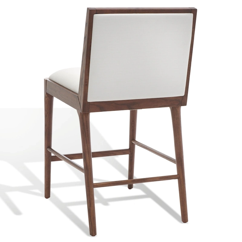 SAFAVIEH Couture Vonne Linen Counter Stool (Set of 2) - 19Wx22Dx36H