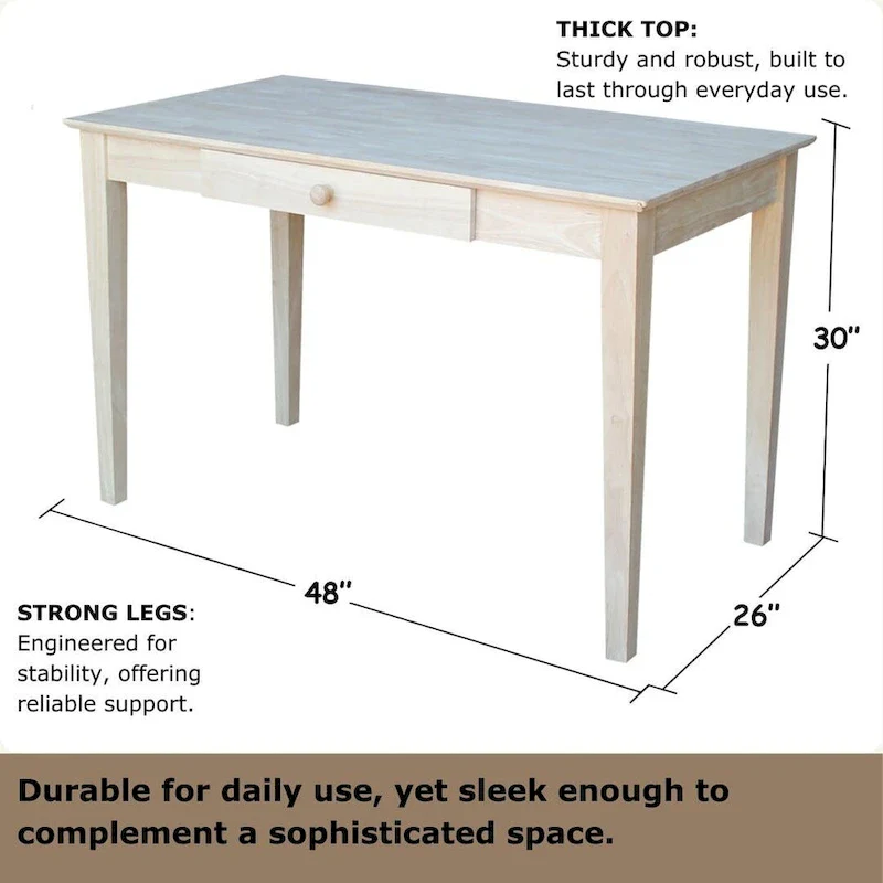 The Gray Barn Moonshine Solid Hardwood Writing Desk