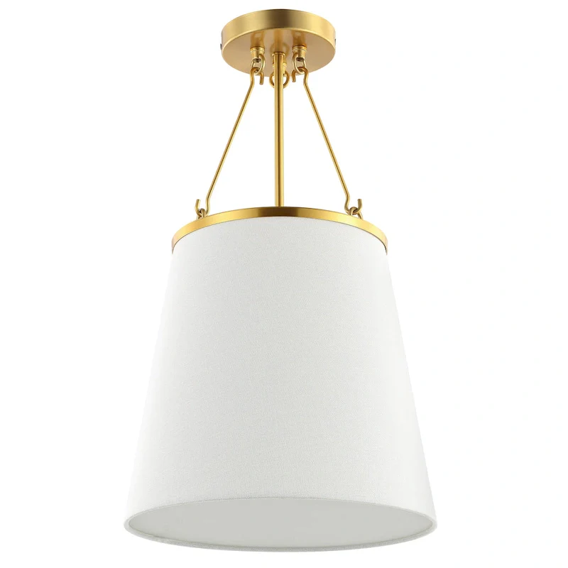 SAFAVIEH Lighting Marushka 12-inch Pendant - 12  W x 12  D x 20  H - Gold - 12Wx12Dx20H