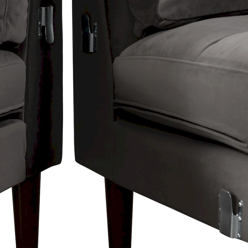 Poly & Bark Napa 104.5 Fabric Right Sectional Sofa