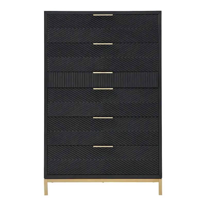 Elea Carved Chevron Bedroom Set by iNSPIRE Q Bold