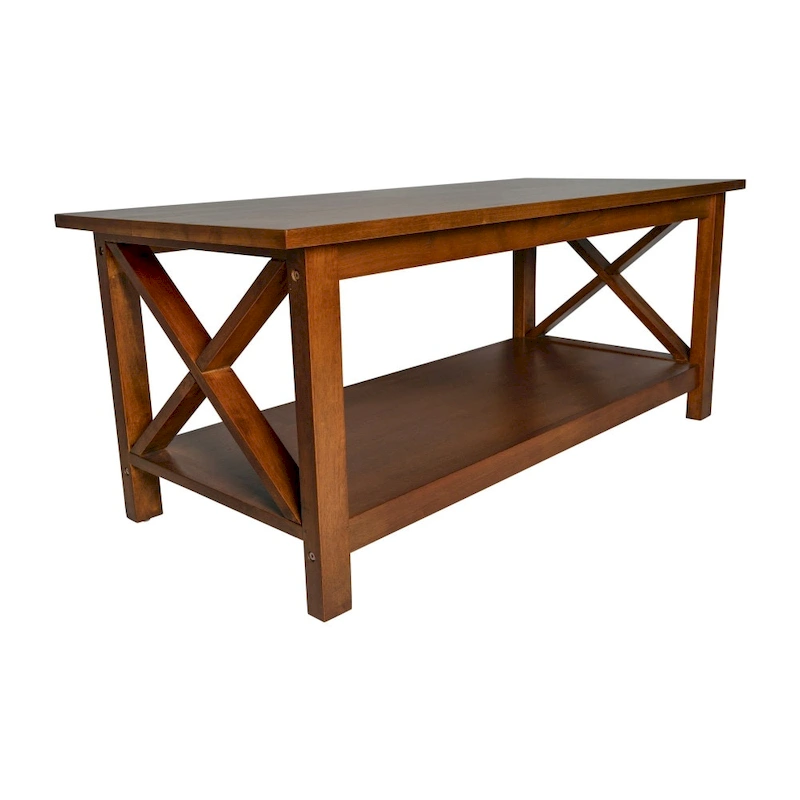 Solid Wood Traditional Farmhouse Coffee Table