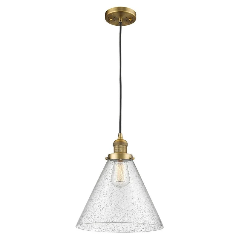 Innovations Lighting X-Large Cone Single Light 12  Wide Pendant