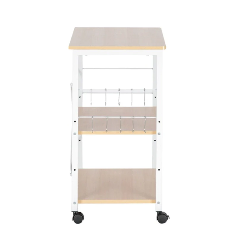 Bakers Rack 3-Tier Kitchen Utility Microwave Oven Stand Storage Cart Workstation Shelf - 23.62 x 15.75 x 28.94