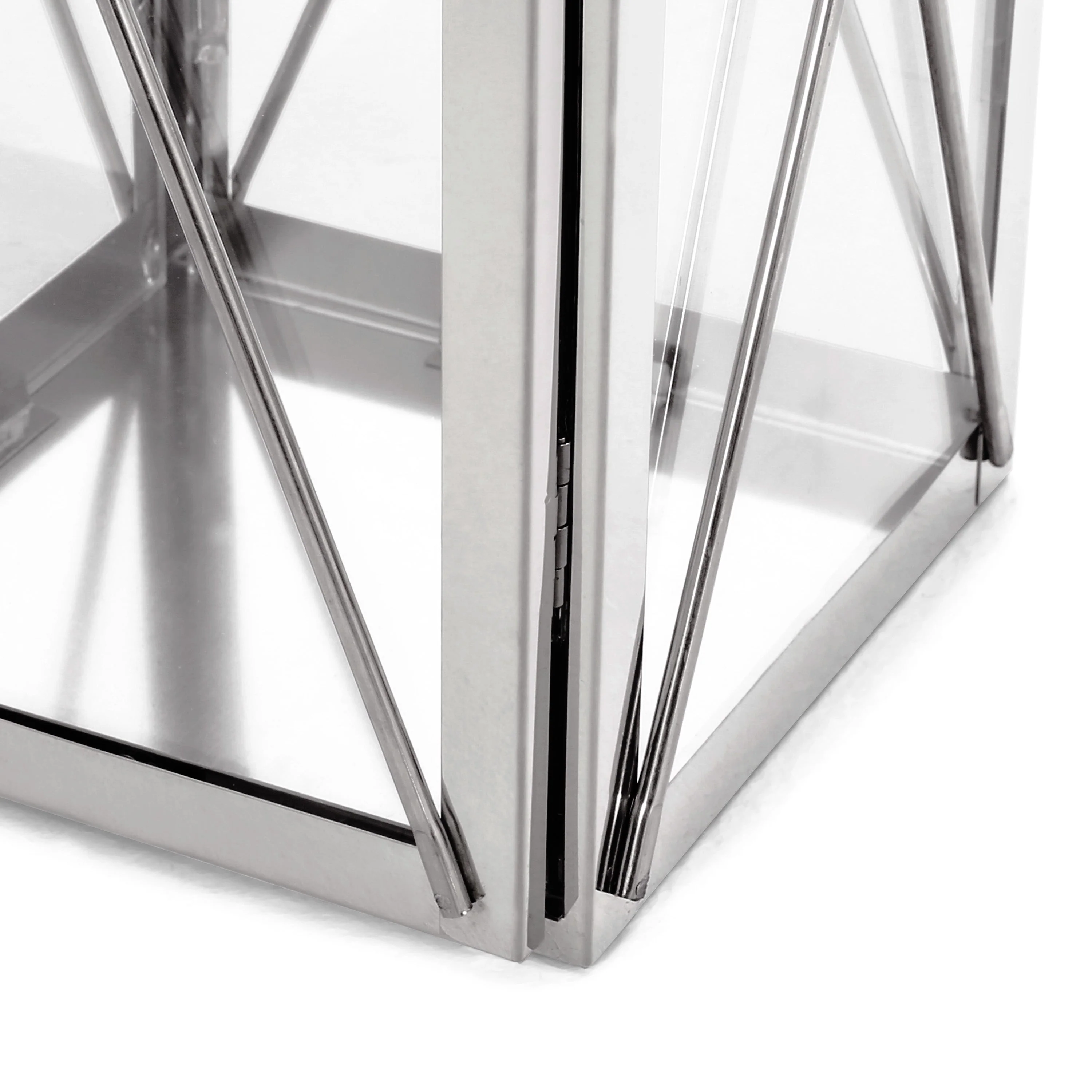 Elwick 14 Modern Stainless Steel Lantern