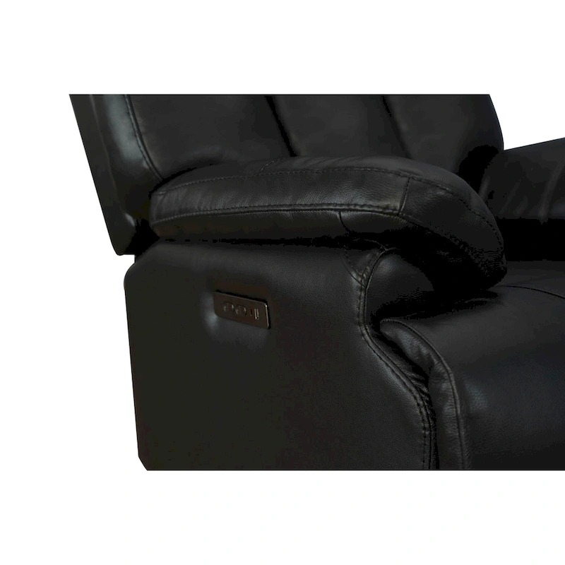 Top Grain Leather Power Recliner Chair Adjustable Headrest Extendable Footrest Zero Gravity Recliner