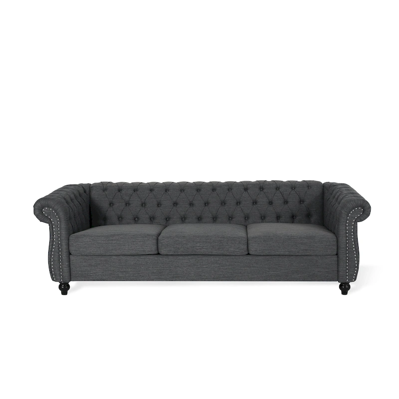 Parksley Tufted Chesterfield 3-seat Sofa by Christopher Knight Home