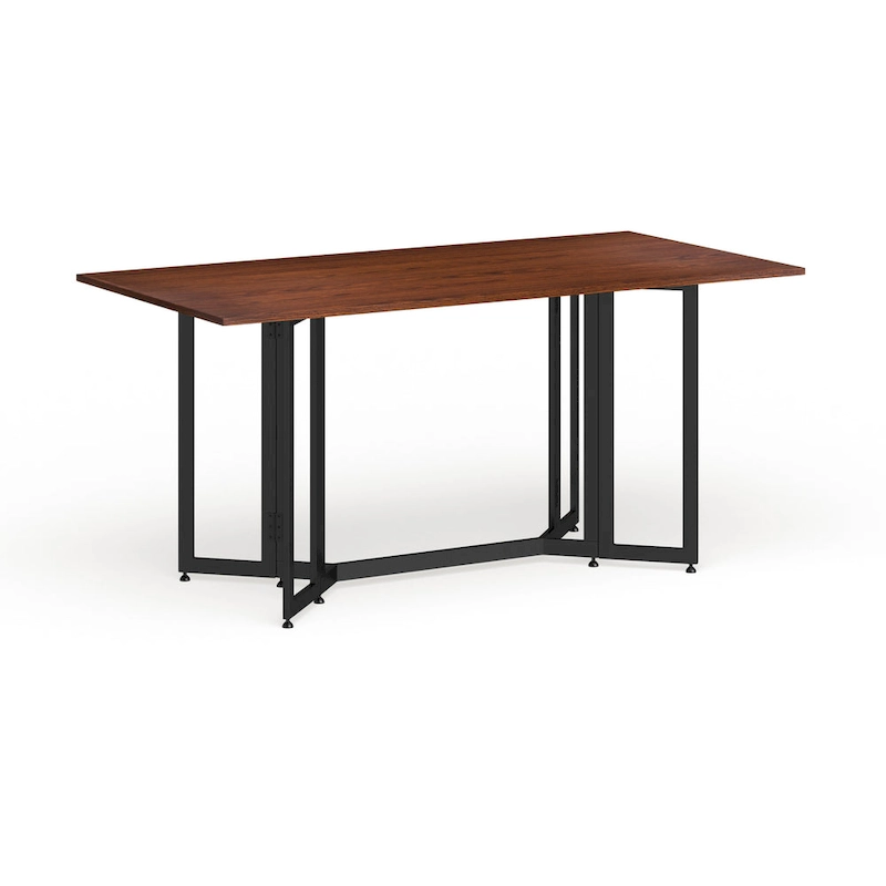 SEI Furniture Driness Drop Leaf Console to Dining Table - Black
