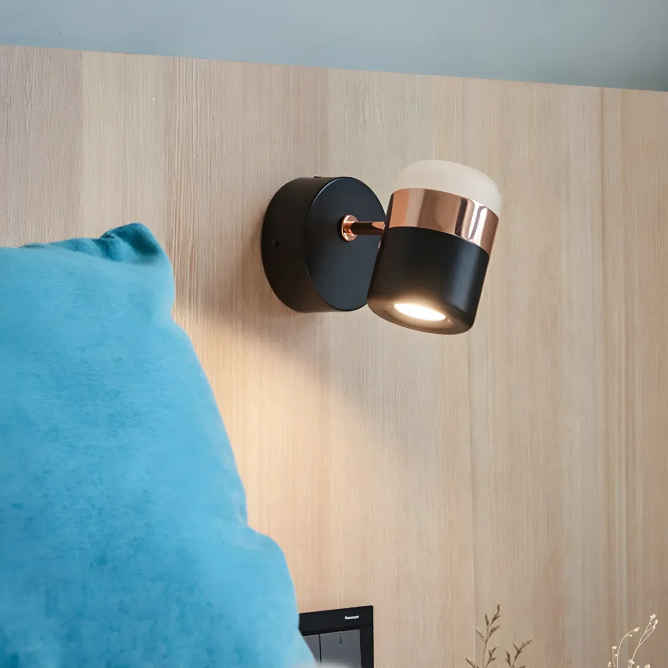 Modern 2-Light Cylinder Adjustable Wall Sconce