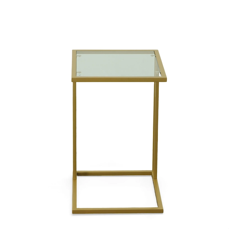 Gideon Glass Top C Table